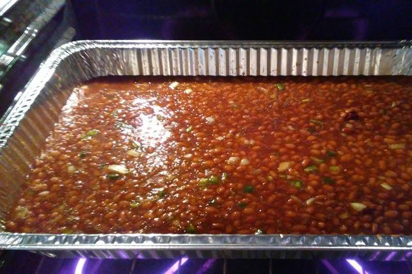 Sweet baked beans