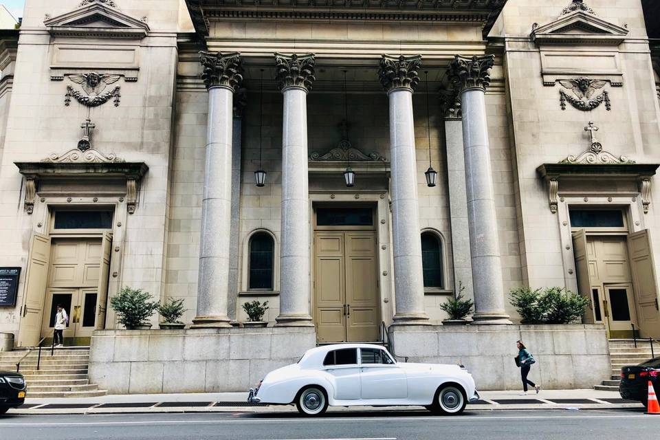 Wedding rolls royce