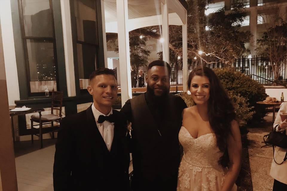Photo with the couple