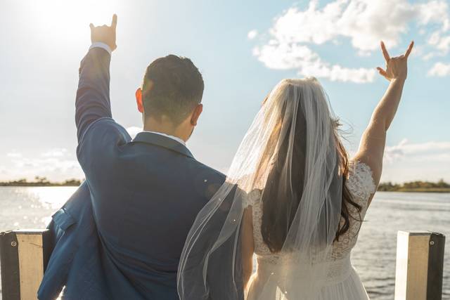 Pointing to the sky