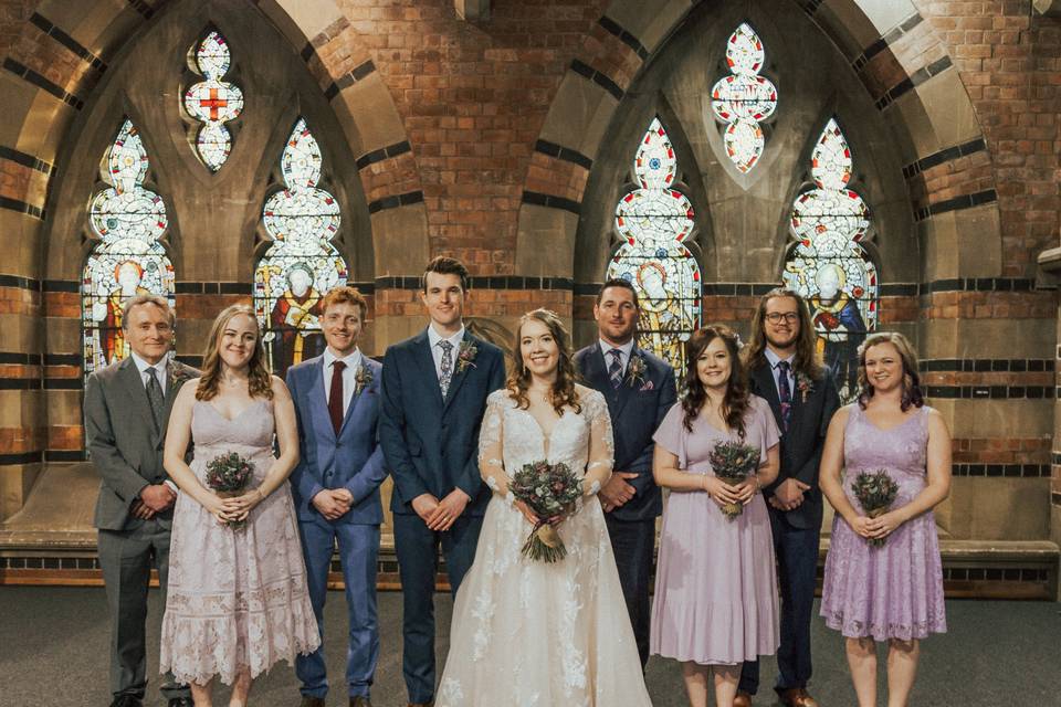 Groomsmen and Bridesmaids