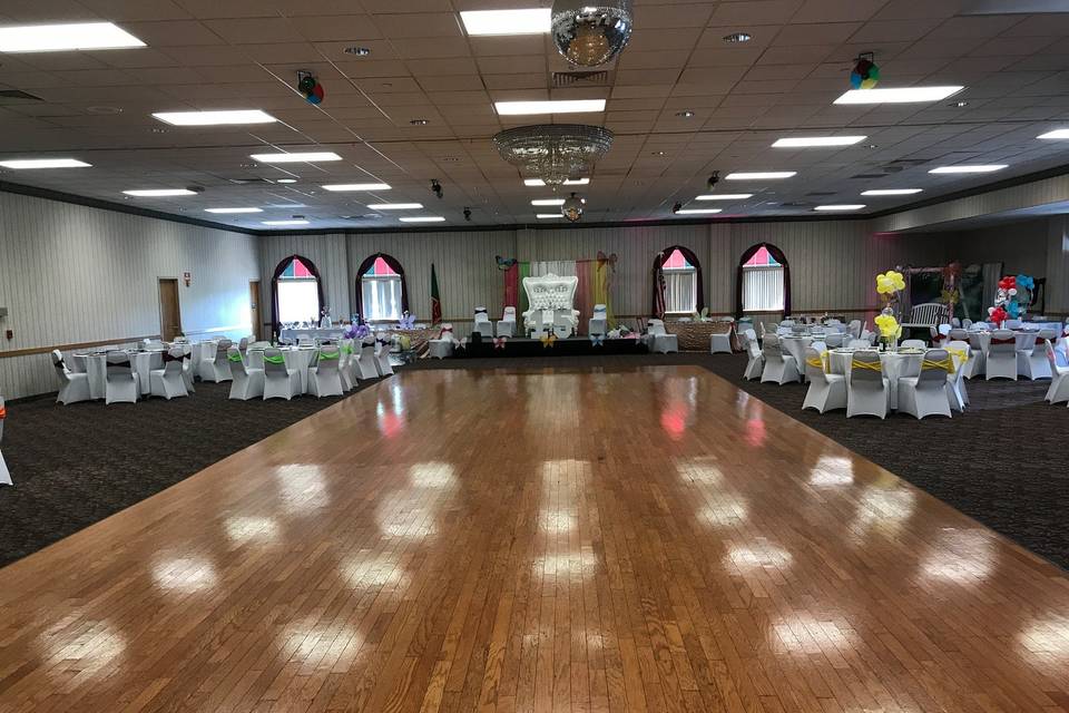 Beautiful dance floor