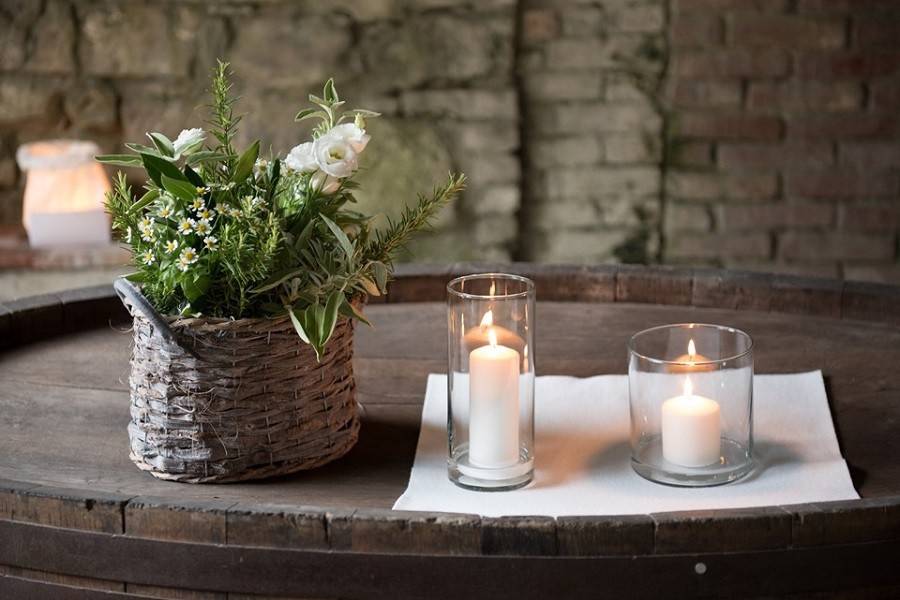 A basket of flowers