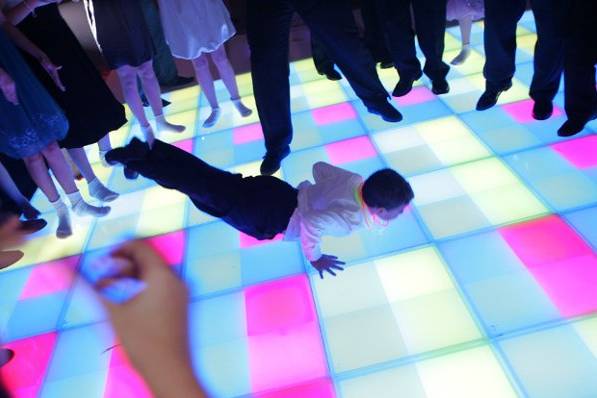 Led glass dancefloor