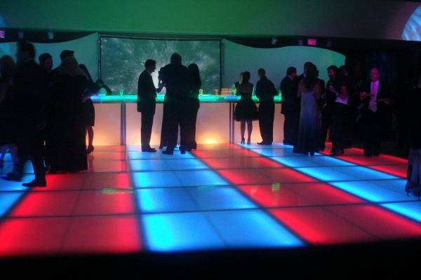 Caribe Hilton Club Members Event LED Acrylic Dance Floor