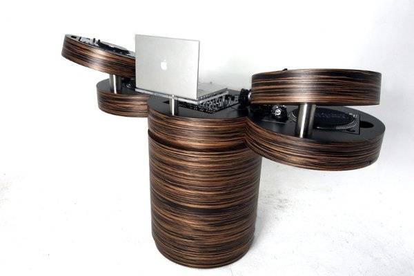 Grand Zebrawood DJ Booth