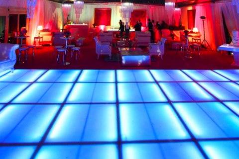 Led acryllic dancefloor