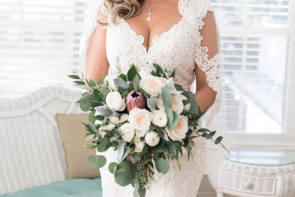 A gorgeous bride