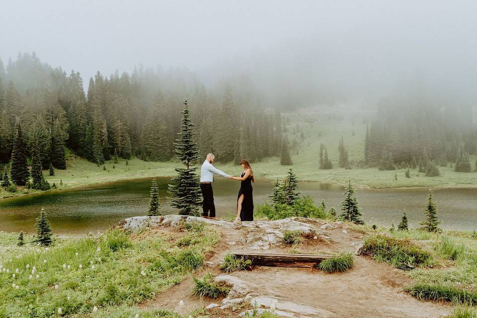 C + J, Engagement Shoot