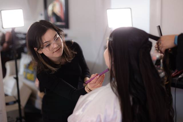 Makeup application