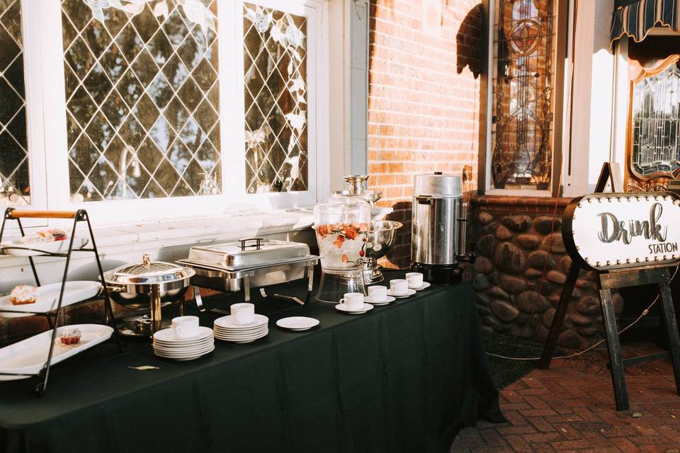 Catering setup