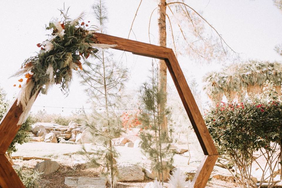 Wooden arch