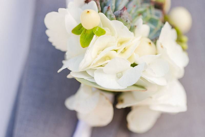 Succulent boutonniere