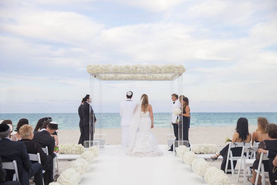 South Beach wedding