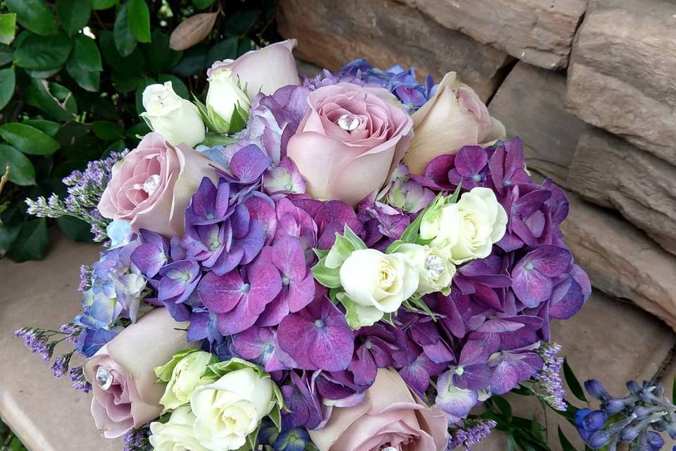 Purple arrangement