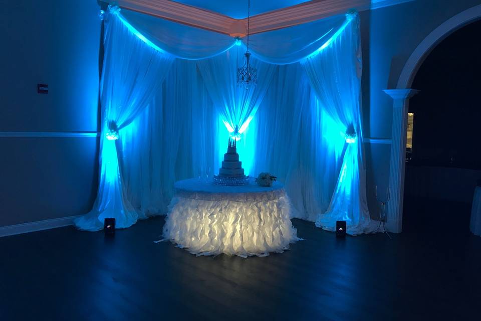 Wedding Cake Lighting