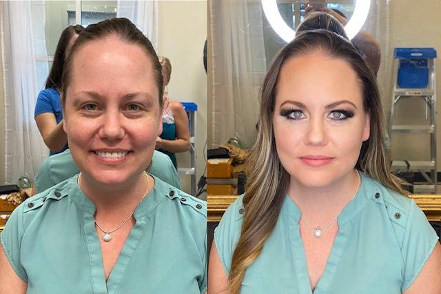 Before and After Bridal Trial