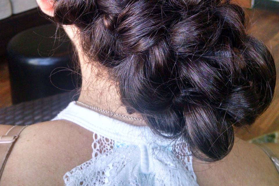 Dual french braid joined