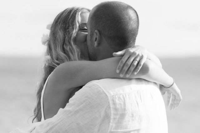 Couple kissing