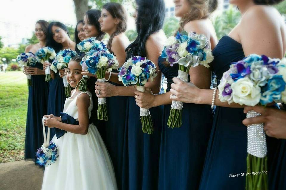 Wedding blue