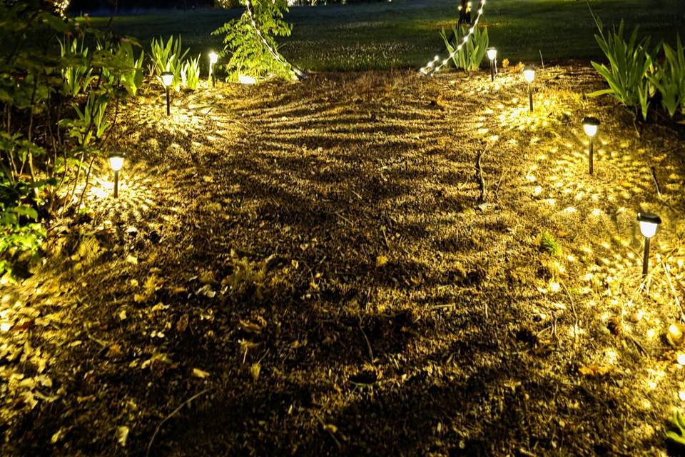 Etherial solar lights