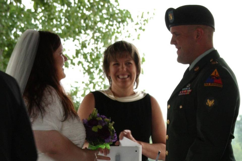 Officiant of the ceremony