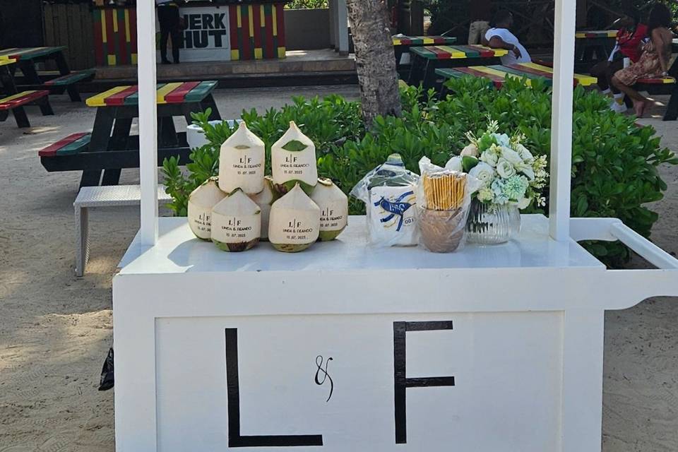 Coconut stand