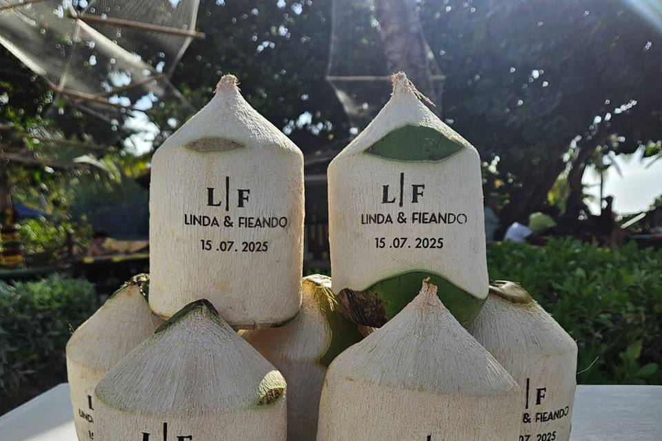 Branded coconuts
