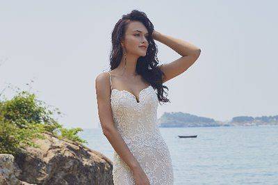 Sleek wedding dress