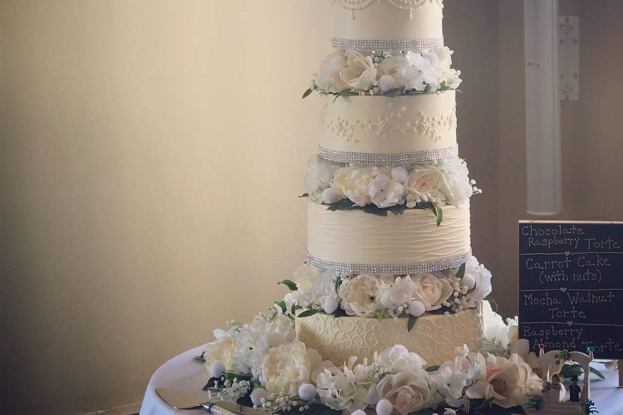 Premier Pastry Wedding Cake Rochester, NY WeddingWire