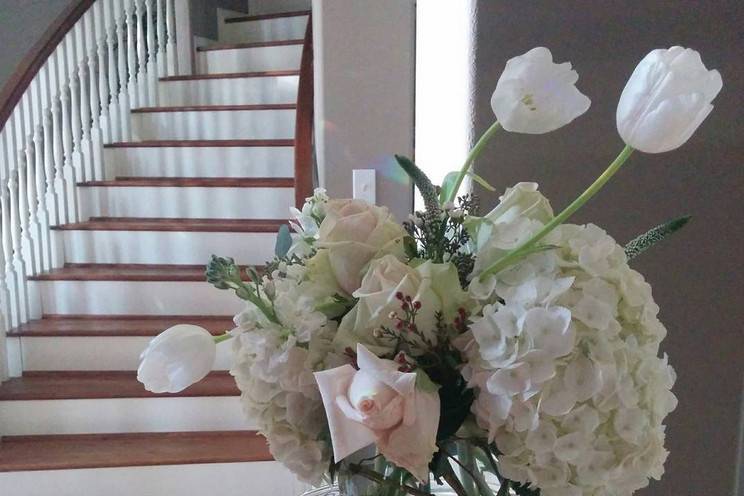 White flower arrangement
