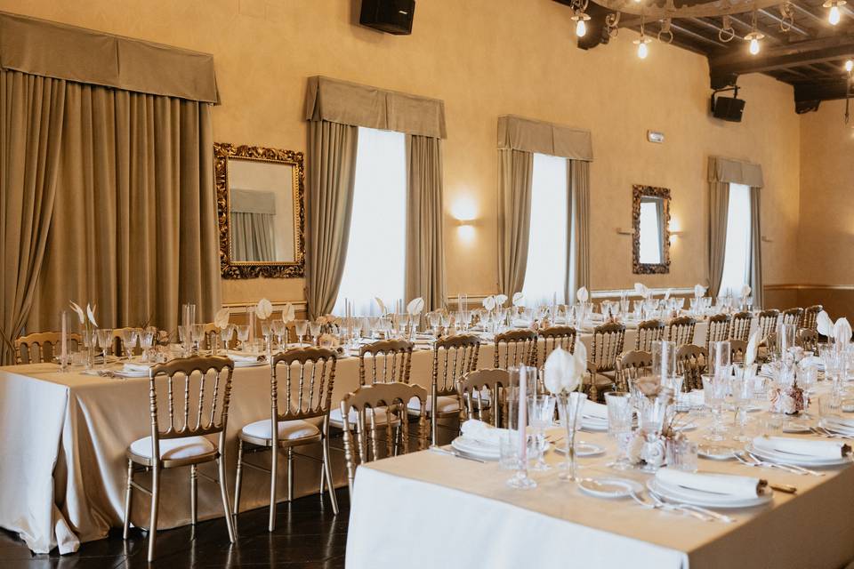 Ballroom setting