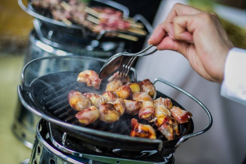 Meat show cooking