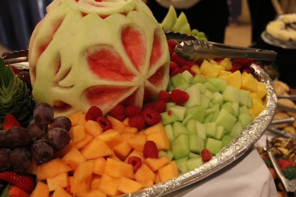 Fruit sculpture