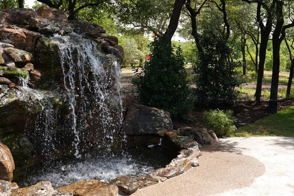 Large Rock Waterfall