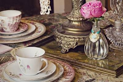 Vintage Tablescape