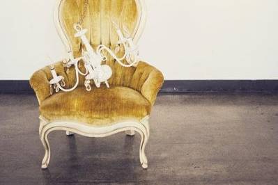 Vintage Gold Chair