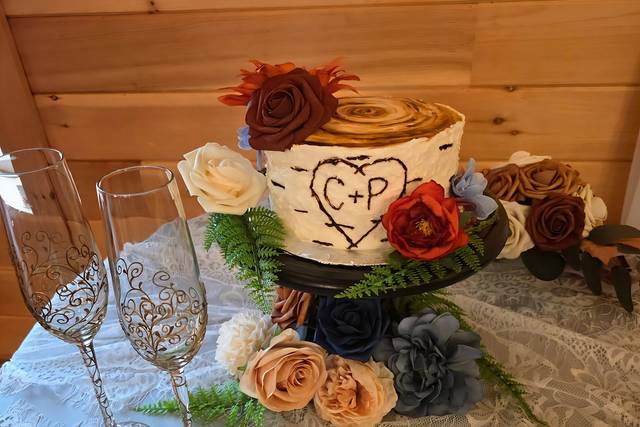 Fall Birch Cake