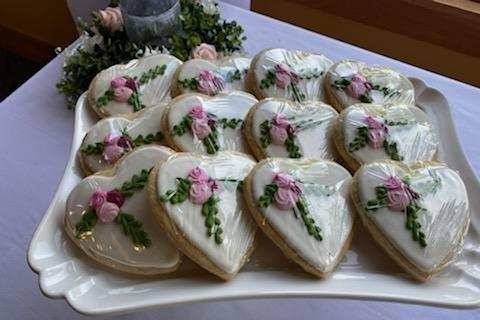 Wedding sugar cookies