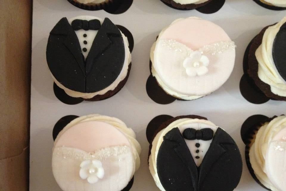 Wedding cupcakes