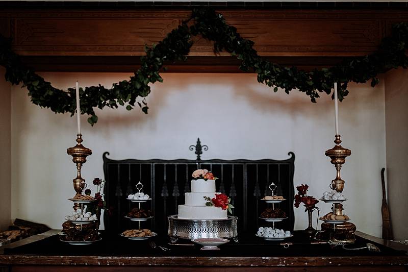 Moody Dessert Table