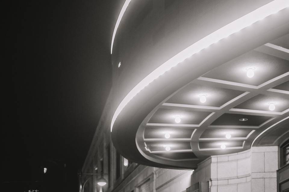 Night Wedding in Downtown KC