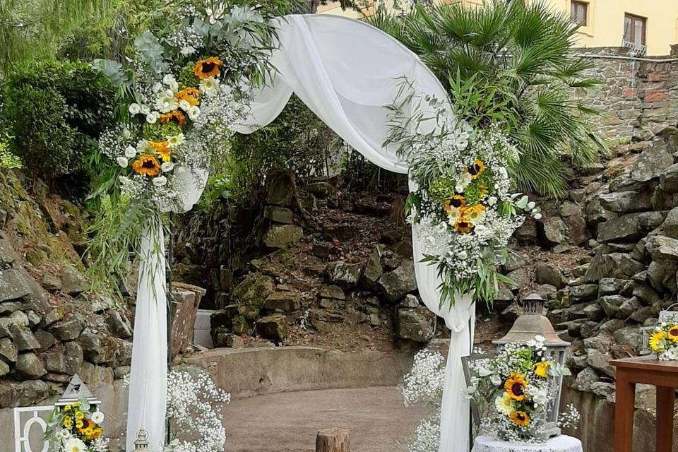 Arch for civil ceremony