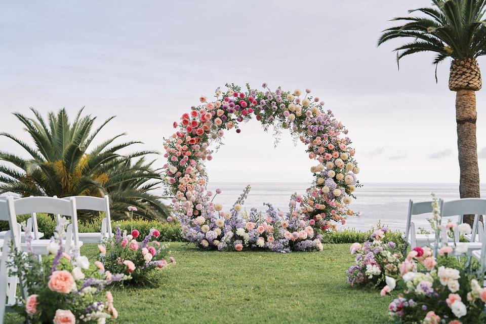 Ceremony on Our Lawn