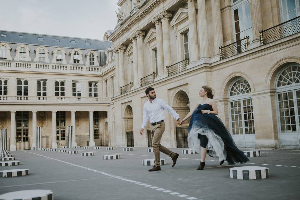 Paris Couple Engagement