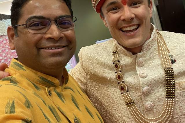 Best wishes for Andrew n Anika