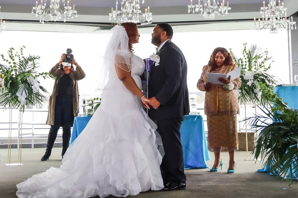 Bride and groom