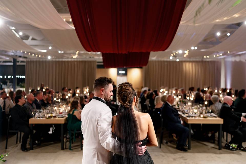 Toast from Bride and Groom