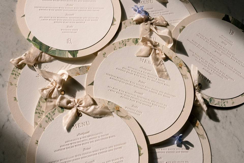 Menu Cards