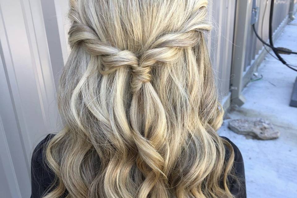 Bridal hair